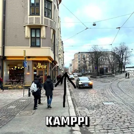 아파트 Central Of Helsinki, Punavuori, Kamppi *